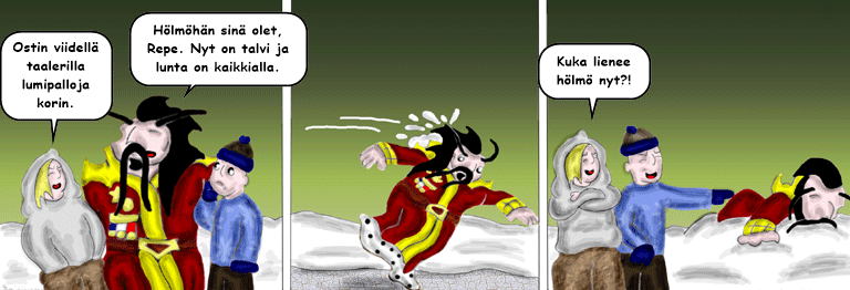 Darol VS Leopold comic strip