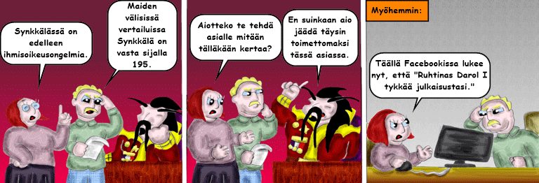 Darol VS Leopold comic strip