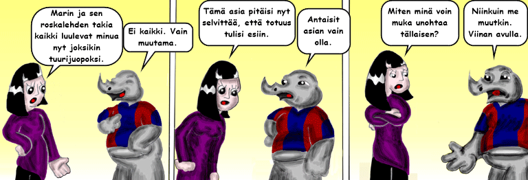 Darol VS Leopold comic strip