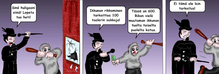Darol VS Leopold comic strip