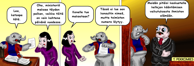 Darol VS Leopold comic strip