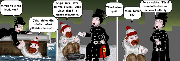 Darol VS Leopold comic strip