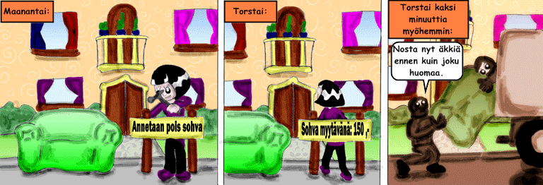 Darol VS Leopold comic strip