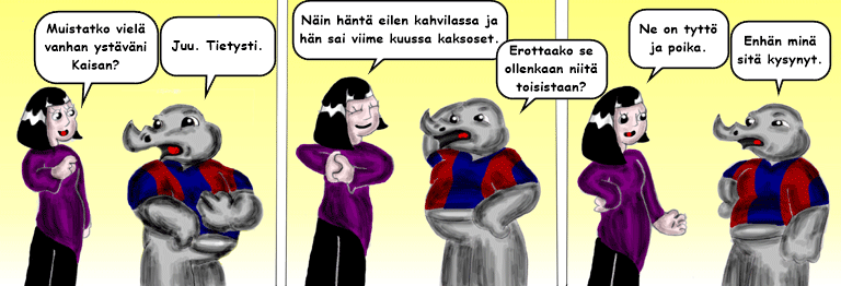 Darol VS Leopold comic strip
