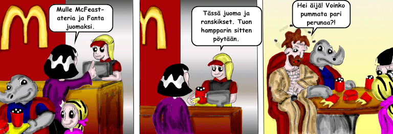 Darol VS Leopold comic strip