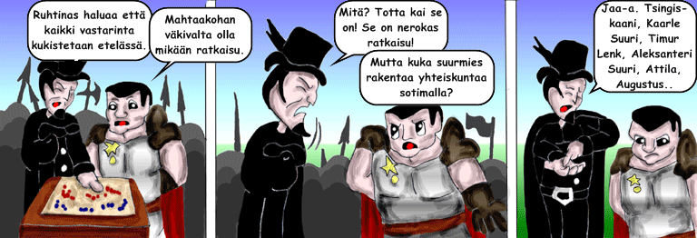 Darol VS Leopold comic strip