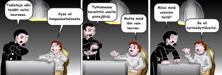 Darol VS Leopold comic strip