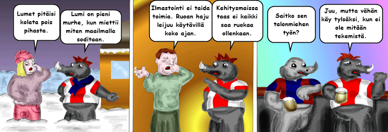 Darol VS Leopold comic strip