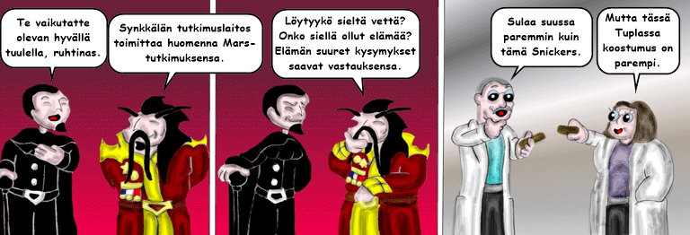 Darol VS Leopold comic strip