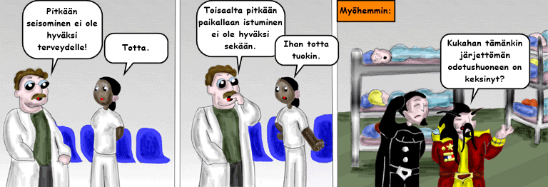 Darol VS Leopold comic strip