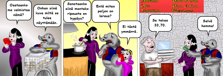 Darol VS Leopold comic strip