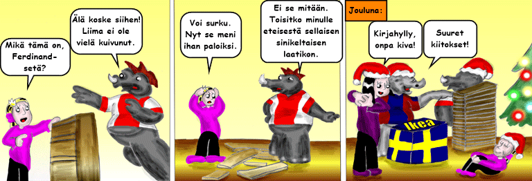 Darol VS Leopold comic strip