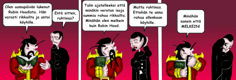 Darol VS Leopold comic strip