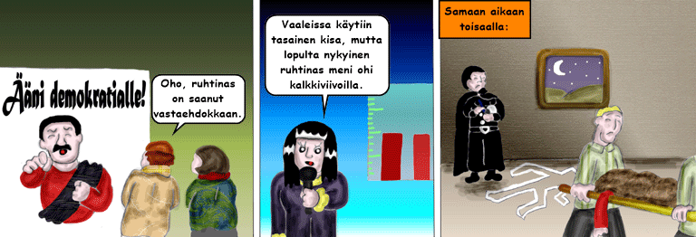 Darol VS Leopold comic strip