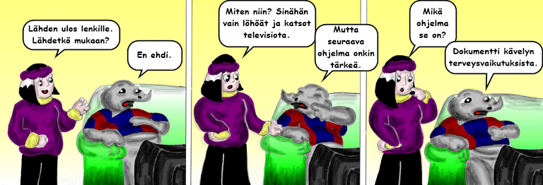 Darol VS Leopold comic strip