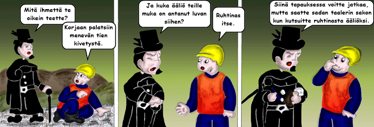 Darol VS Leopold comic strip
