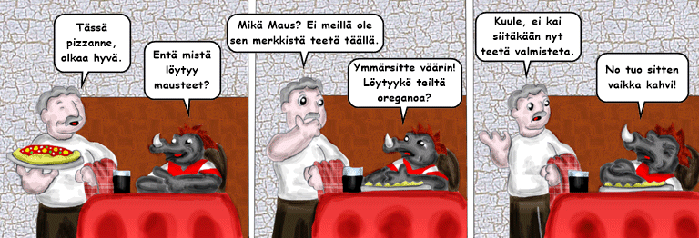 Darol VS Leopold comic strip