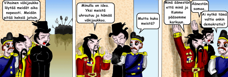 Darol VS Leopold comic strip