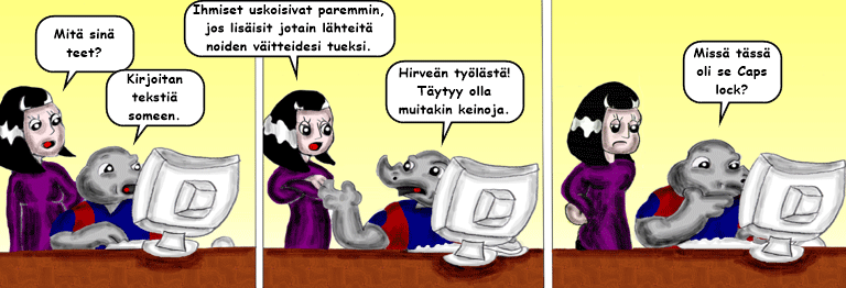 Darol VS Leopold comic strip