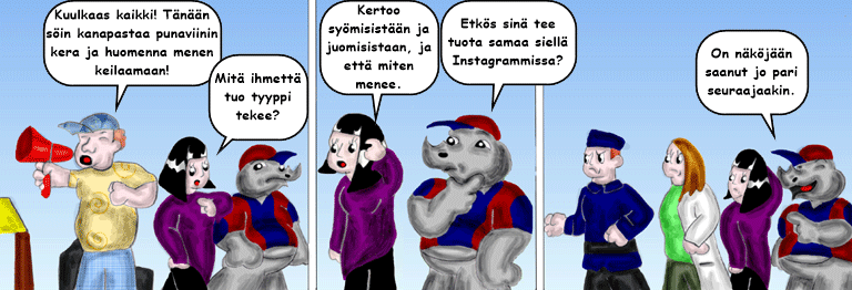 Darol VS Leopold comic strip