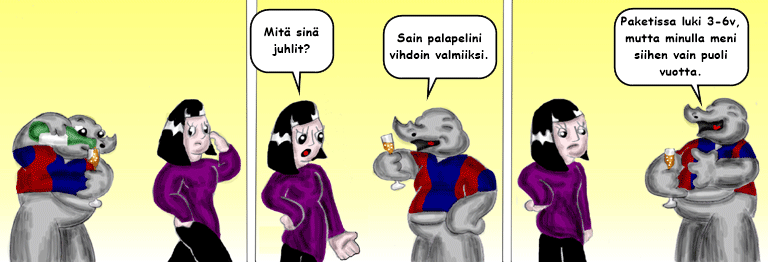 Darol VS Leopold comic strip