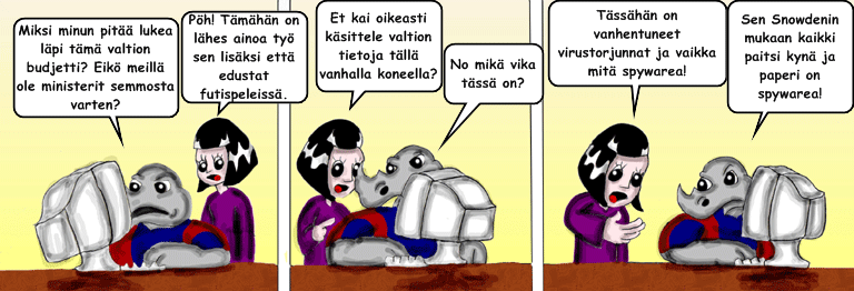 Darol VS Leopold comic strip