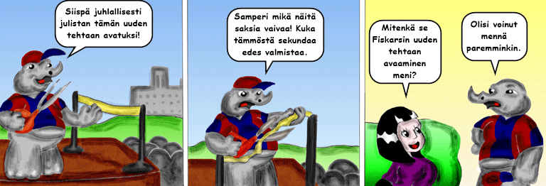 Darol VS Leopold comic strip