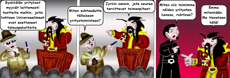 Darol VS Leopold comic strip