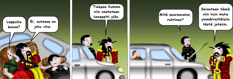 Darol VS Leopold comic strip