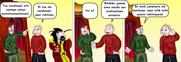 Darol VS Leopold comic strip