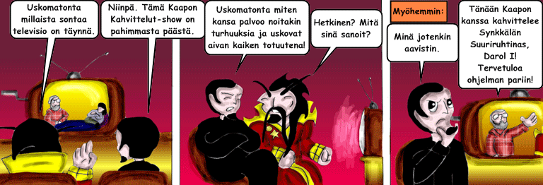 Darol VS Leopold comic strip