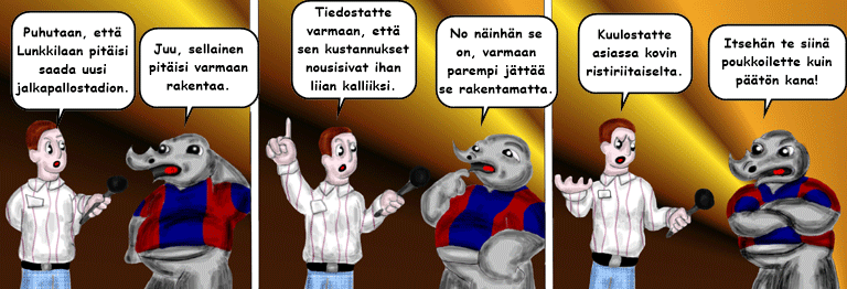 Darol VS Leopold comic strip