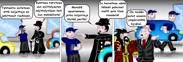 Darol VS Leopold comic strip
