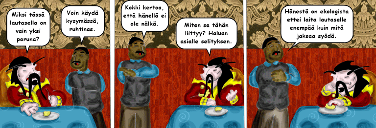 Darol VS Leopold comic strip