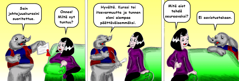 Darol VS Leopold comic strip