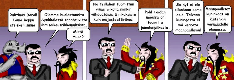 Darol VS Leopold comic strip