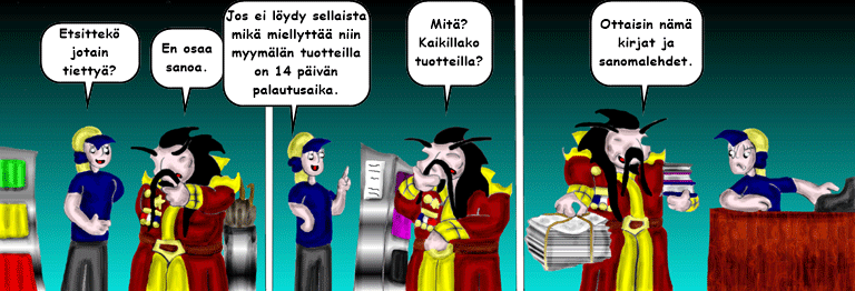 Darol VS Leopold comic strip