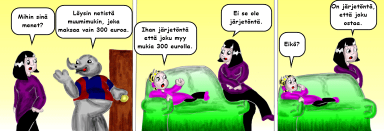 Darol VS Leopold comic strip