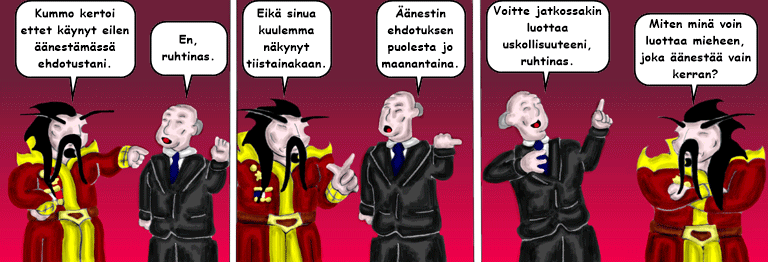 Darol VS Leopold comic strip