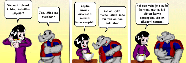 Darol VS Leopold comic strip