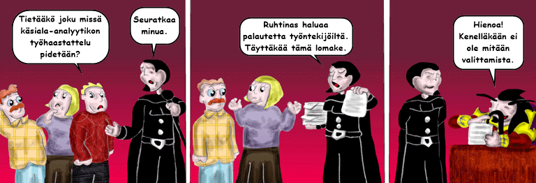 Darol VS Leopold comic strip