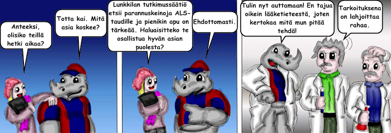 Darol VS Leopold comic strip