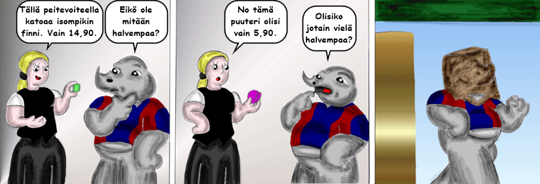 Darol VS Leopold comic strip
