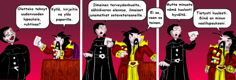 Darol VS Leopold comic strip