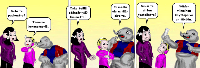 Darol VS Leopold comic strip