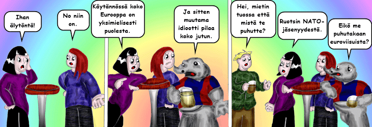 Darol VS Leopold comic strip