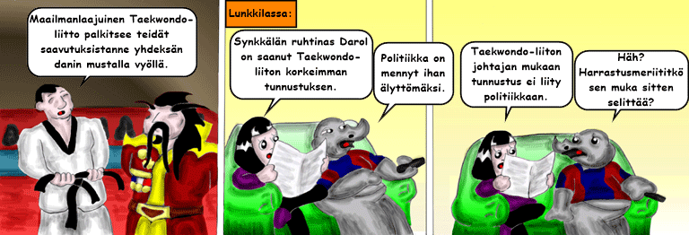 Darol VS Leopold comic strip